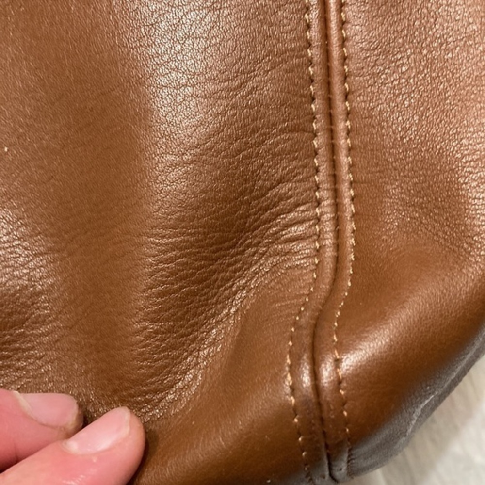 Coach vintage brown leather tote bag 4157 waverly soho - Picture 9 of 10